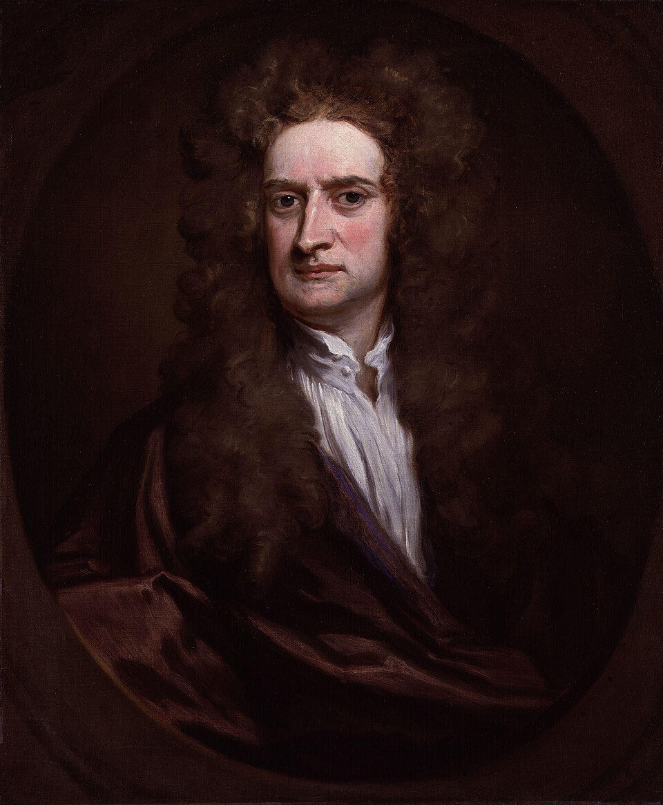 Portret Isaac Newton